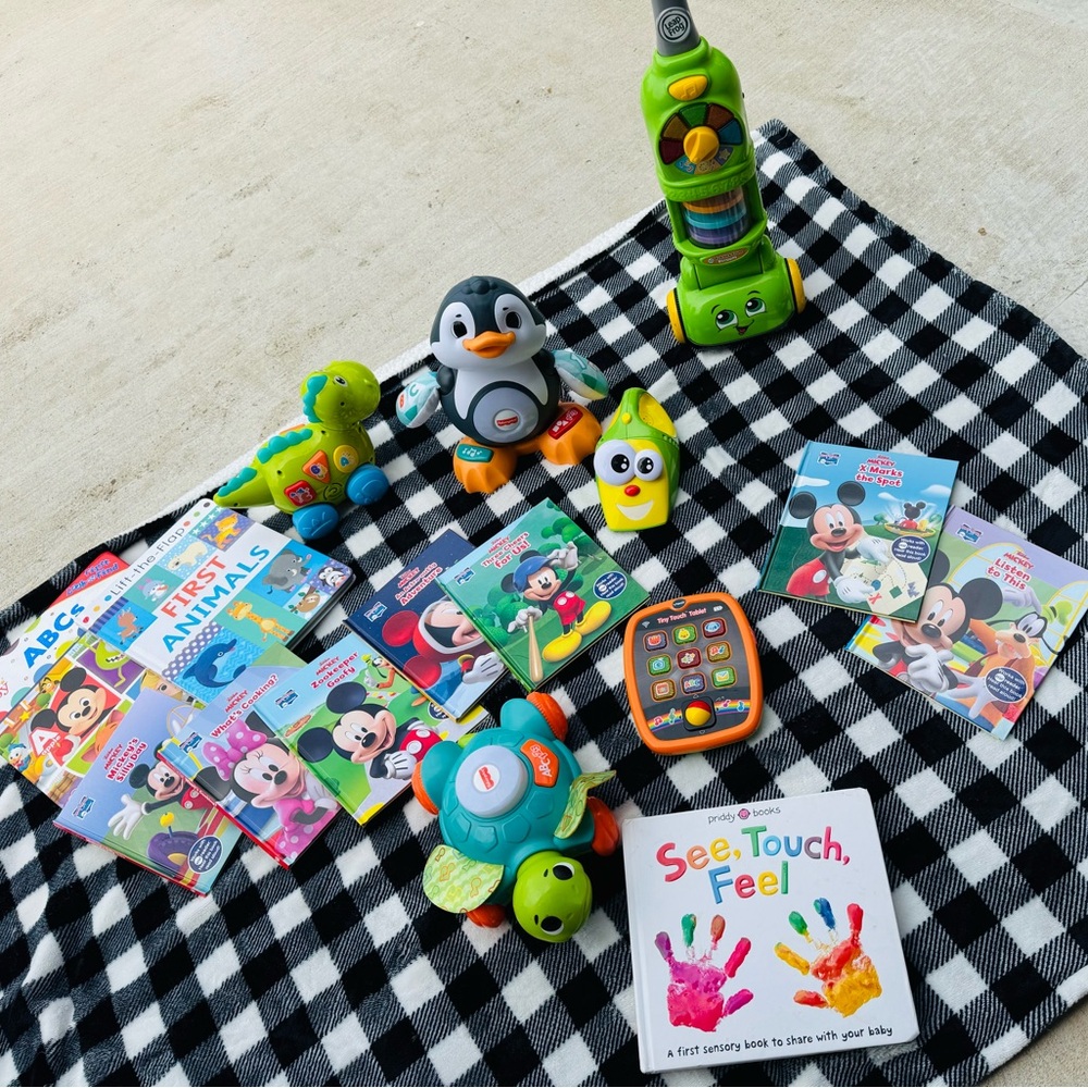 Black and Green Learning Toys Set